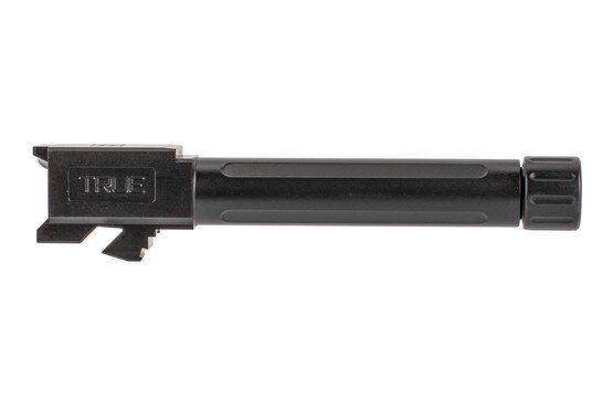 The True Precision Glock G19 barrel features fluting